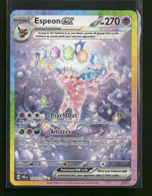 SV: Prismatic Evolutions Espeon ex #155/131