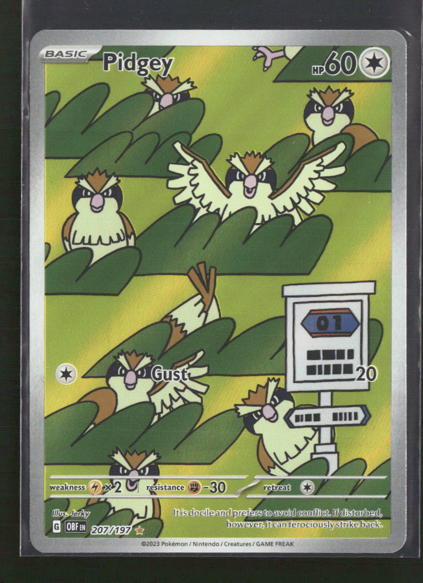SV03: Obsidian Flames Pidgey #207/197