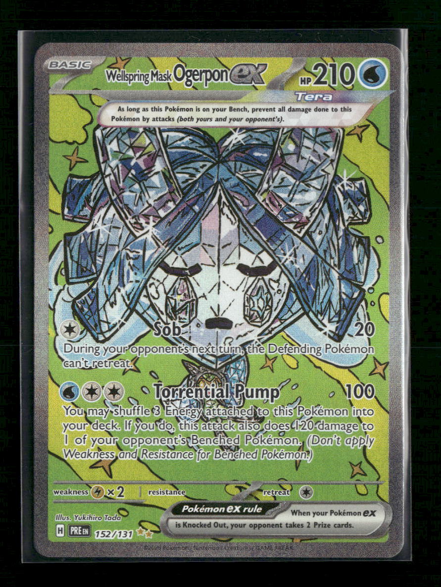 SV: Prismatic Evolutions Wellspring Mask Ogerpon ex #152/131
