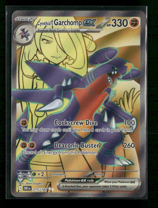 SV10: Destined Rivals Cynthia's Garchomp ex #215/182