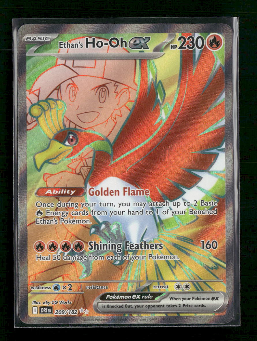 SV10: Destined Rivals Ethan's Ho-Oh ex #209/182