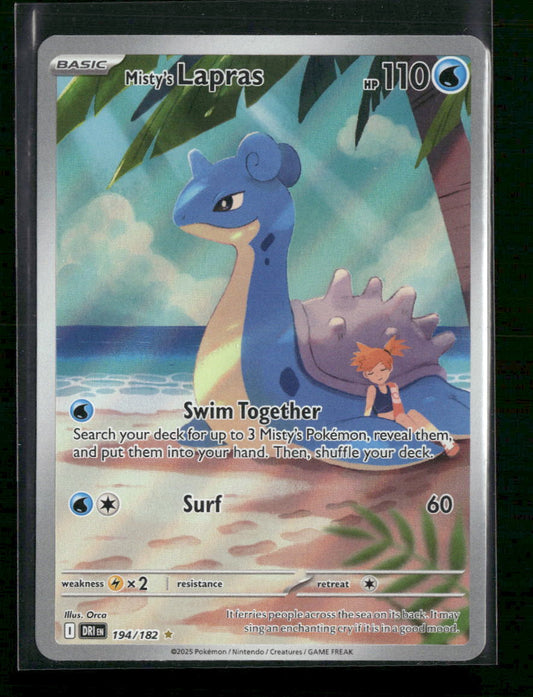 SV10: Destined Rivals Misty's Lapras #194/182