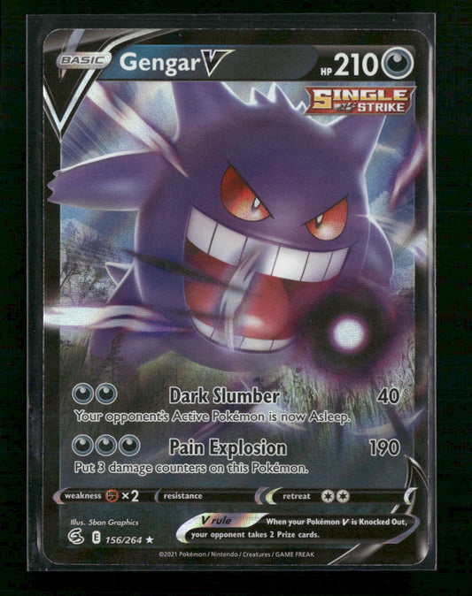 SWSH08: Fusion Strike Gengar V #156/264