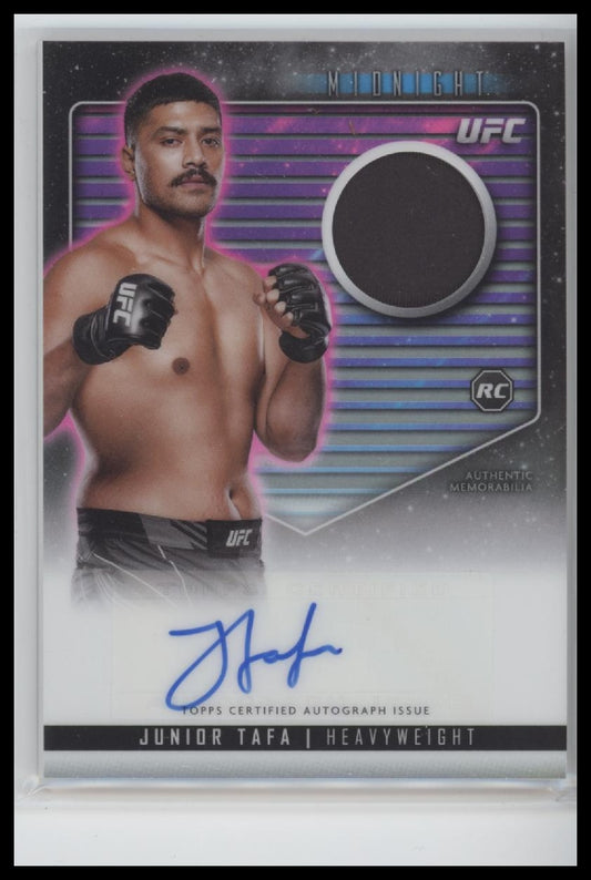 2024 Topps Midnight UFC Relic Autographs Junior Tafa Auto #RCA-JTA