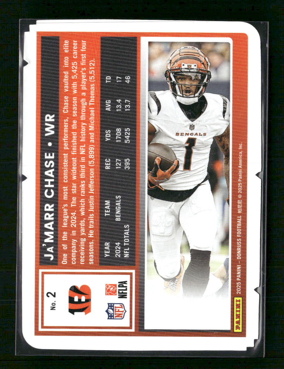 Donruss Gold #/25 Ja'marr Chase #2