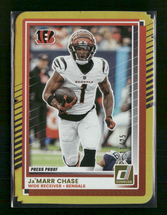Donruss Gold #/25 Ja'marr Chase #2