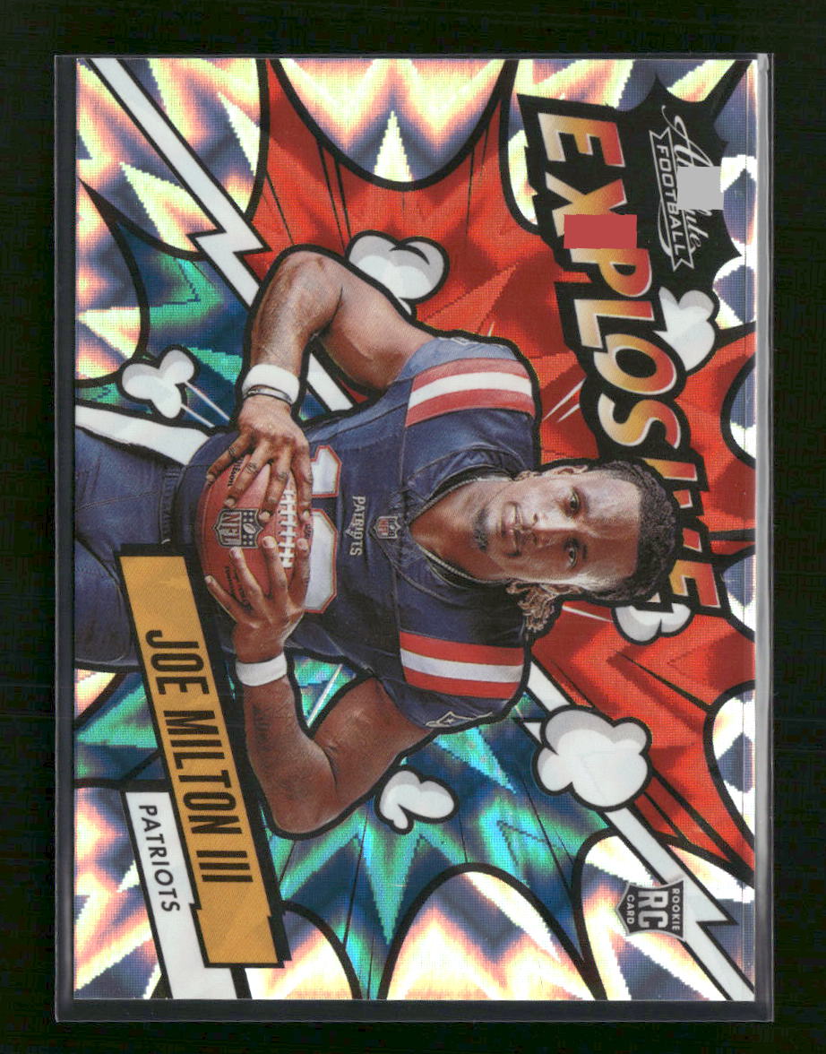 2024 Panini Absolute Explosive Joe Milton III #EX-JMN