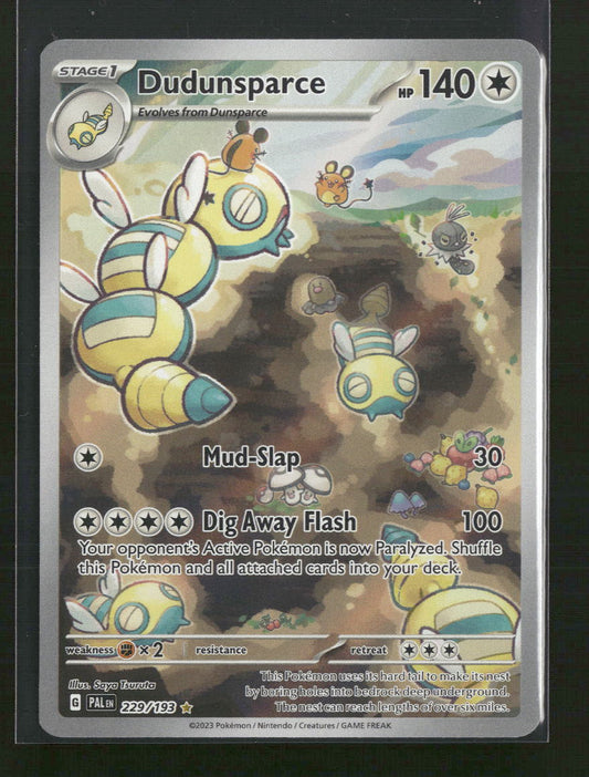 SV02: Paldea Evolved Dudunsparce #229/193