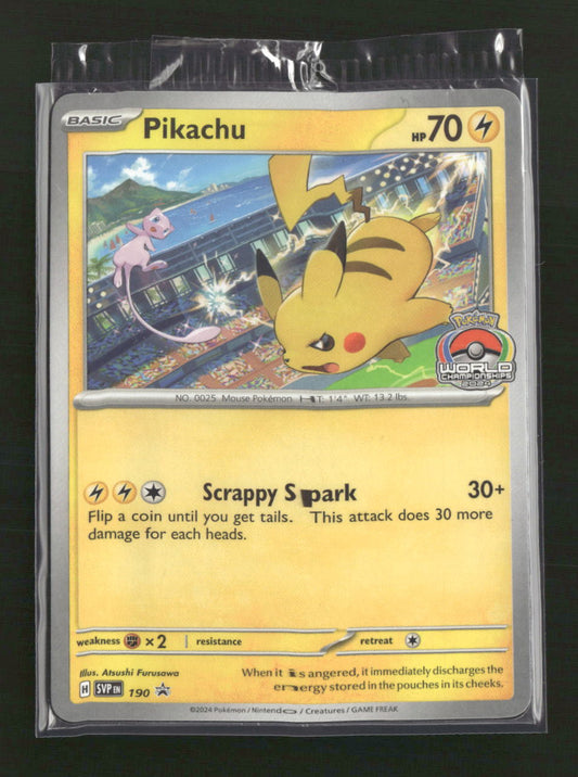 SV: Scarlet & Violet Promo Cards Pikachu #190