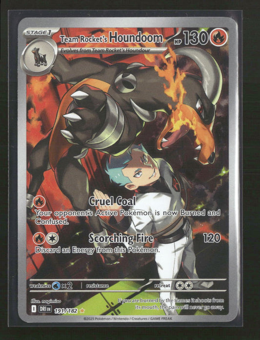 SV10: Destined Rivals Team Rocket's Houndoom #191/182