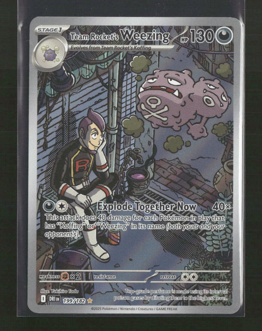 SV10: Destined Rivals Team Rocket's Weezing #199/182