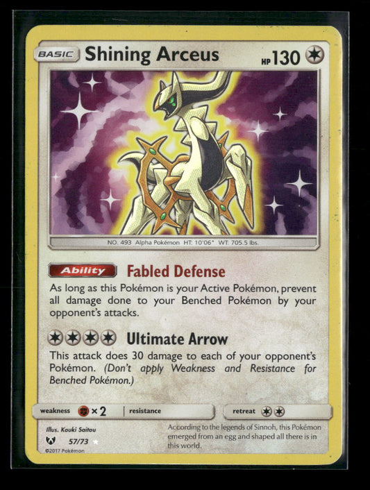 Shining Legends Shining Arceus #57/73