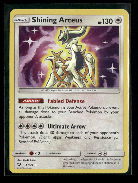 Shining Legends Shining Arceus #57/73