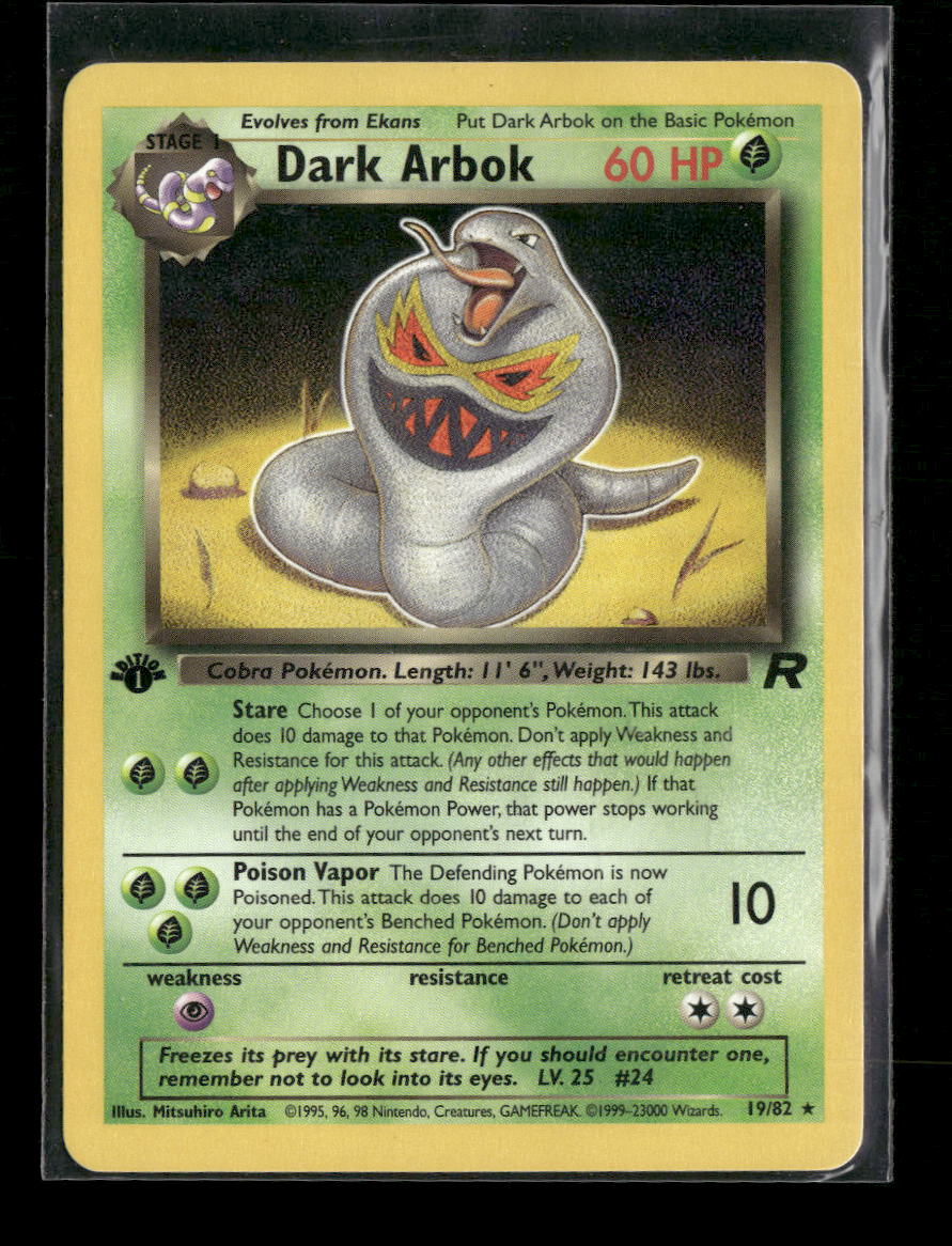 Team Rocket Dark Arbok (19) #19/82