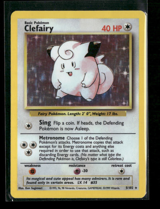 Base Set Clefairy #005/102