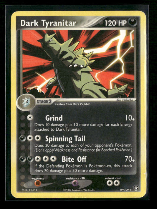 Team Rocket Returns Dark Tyranitar #19/109