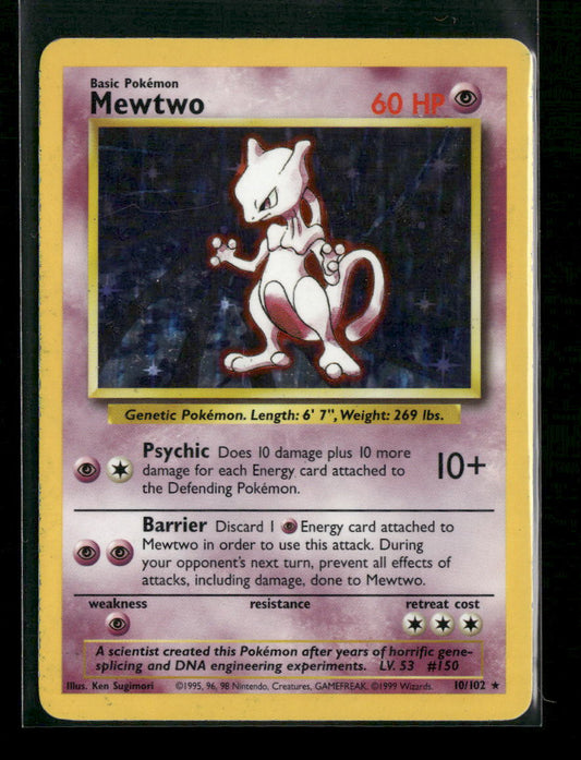 Base Set Mewtwo #010/102