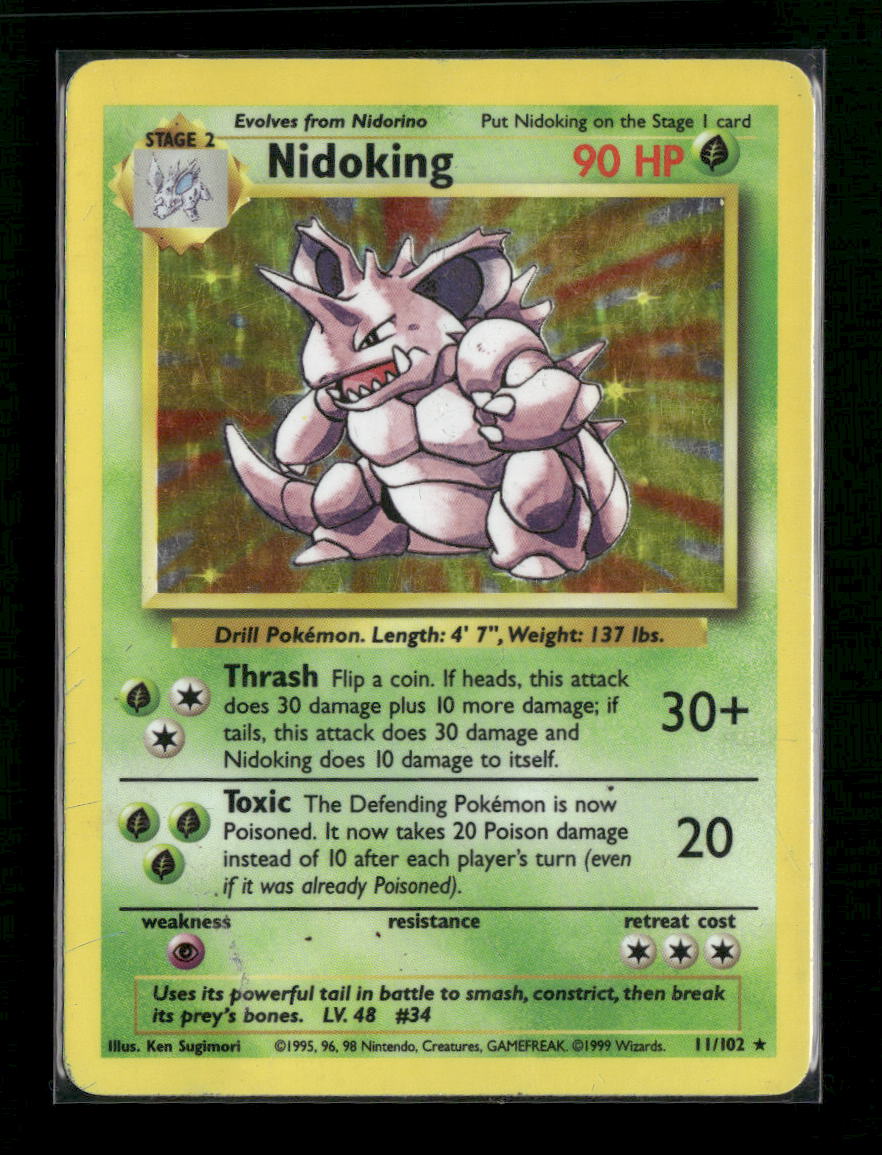 Base Set Nidoking #011/102