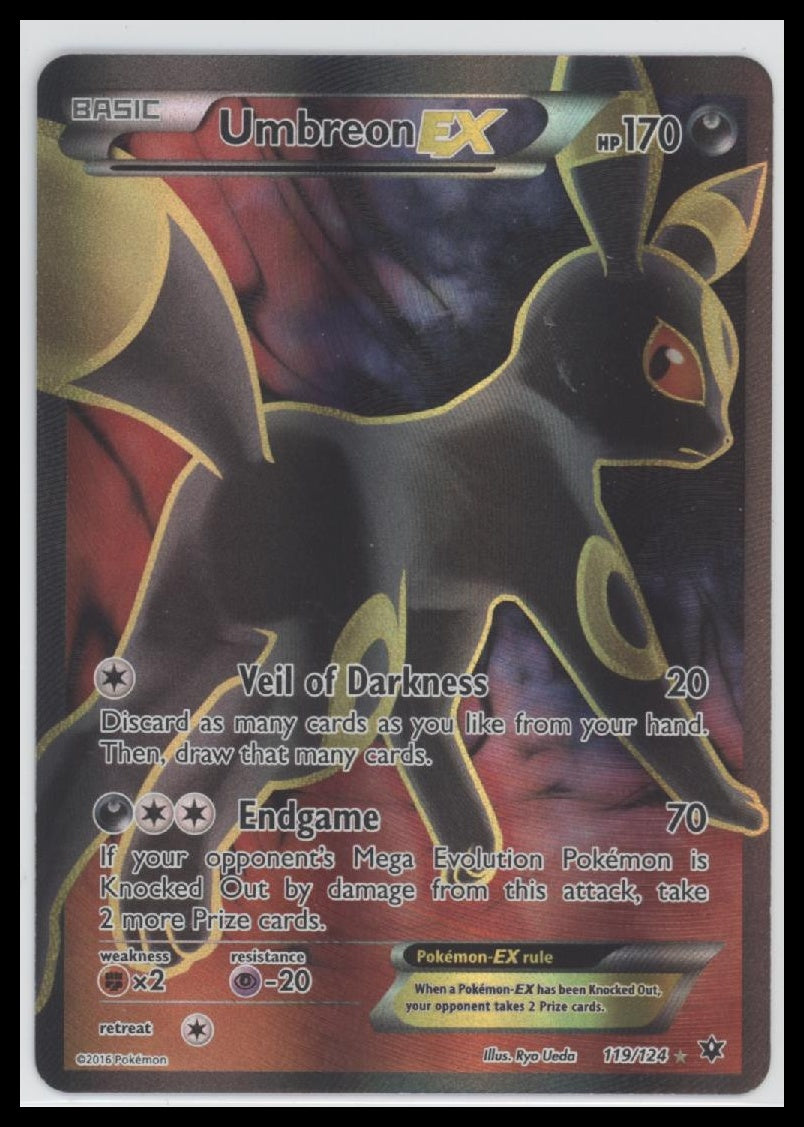 XY - Fates Collide Umbreon EX (Full Art) #119/124