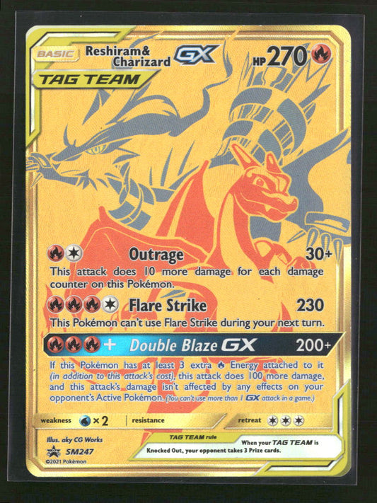 SM Promos Reshiram & Charizard GX #SM247