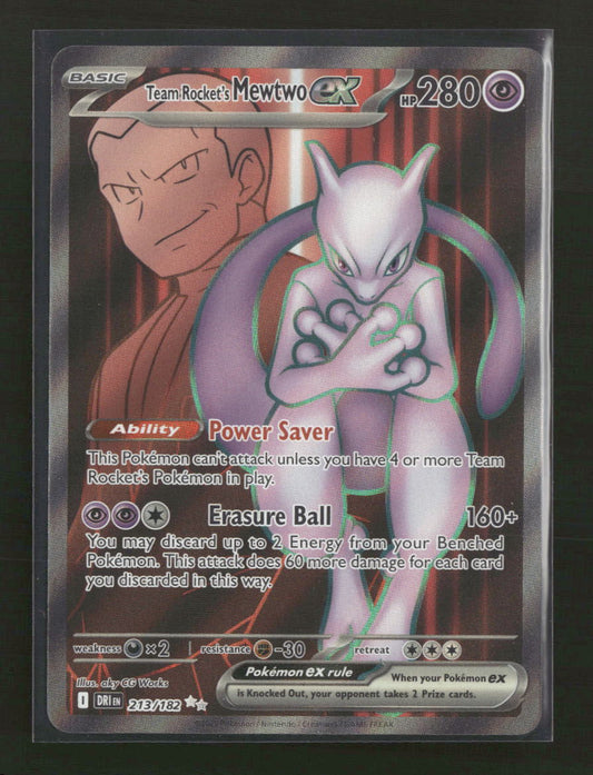 SV10: Destined Rivals Team Rocket's Mewtwo ex #213/182