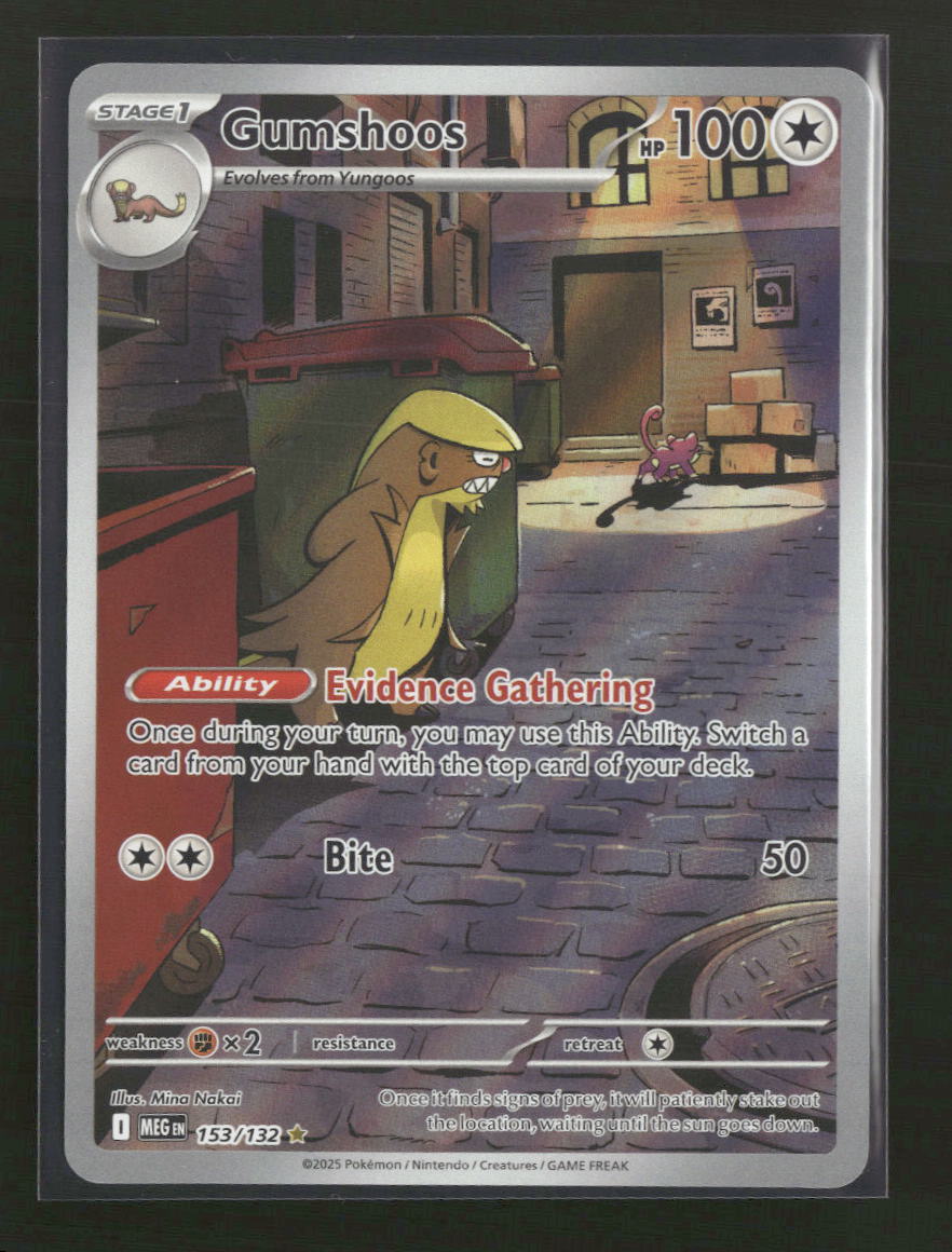 ME01: Mega Evolution Gumshoos #153/132