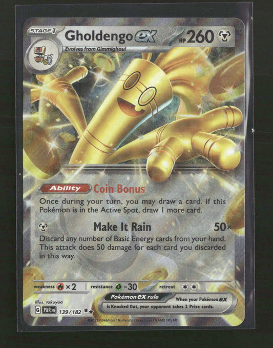 SV04: Paradox Rift Gholdengo ex #139/182