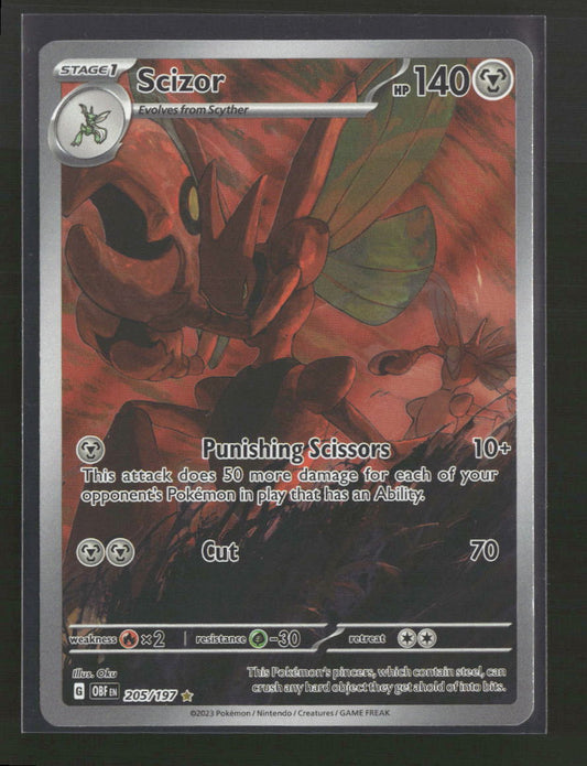 SV03: Obsidian Flames Scizor #205/197