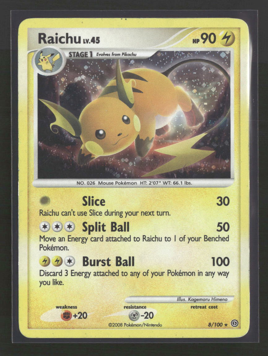 Stormfront Raichu #8/100