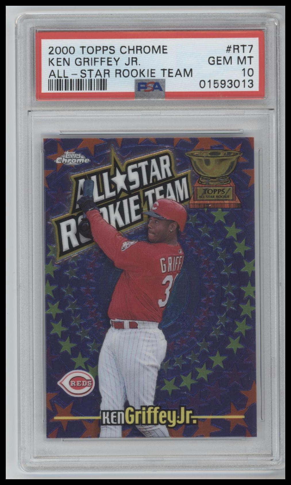 2000 Topps Chrome All-Star Rookie Team Ken Griffey Jr. 10 PSA #RT7