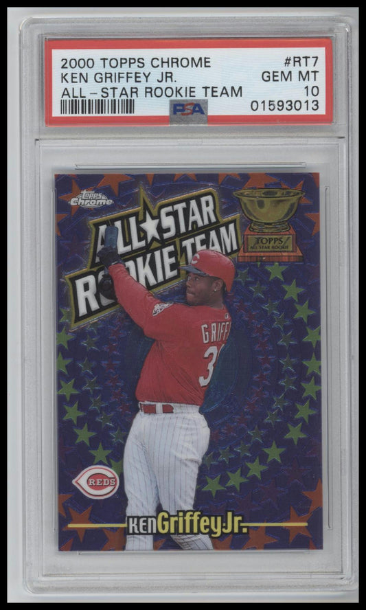2000 Topps Chrome All-Star Rookie Team Ken Griffey Jr. 10 PSA #RT7
