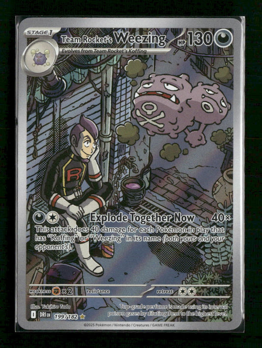 SV10: Destined Rivals Team Rocket's Weezing #199/182