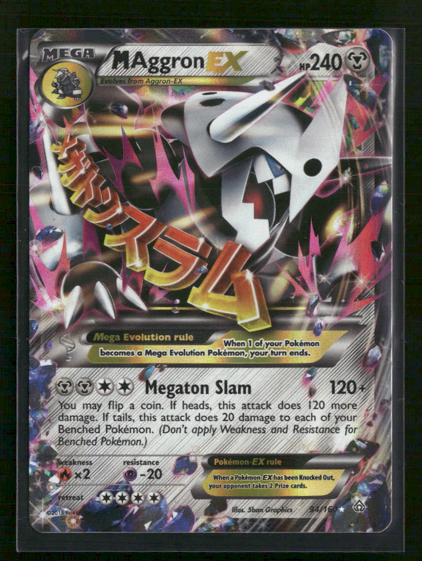 XY - Primal Clash M Aggron EX #94/160