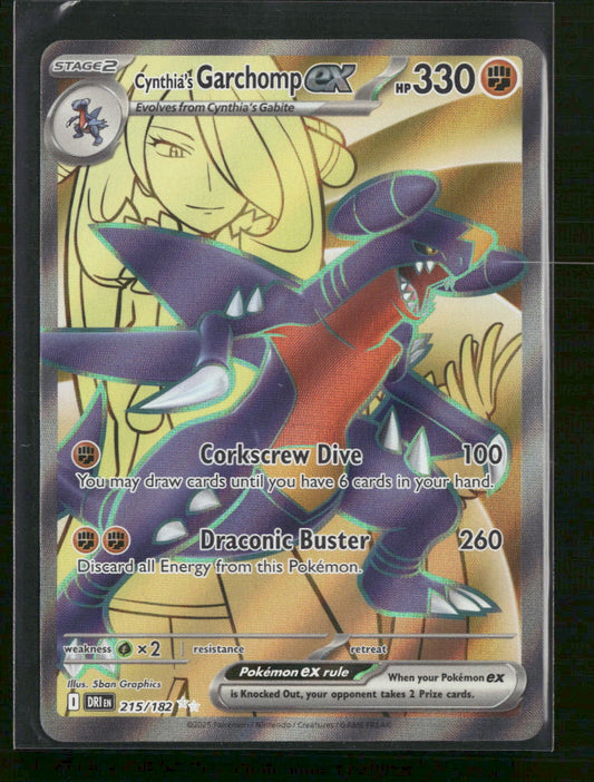 SV10: Destined Rivals Cynthia's Garchomp ex #215/182