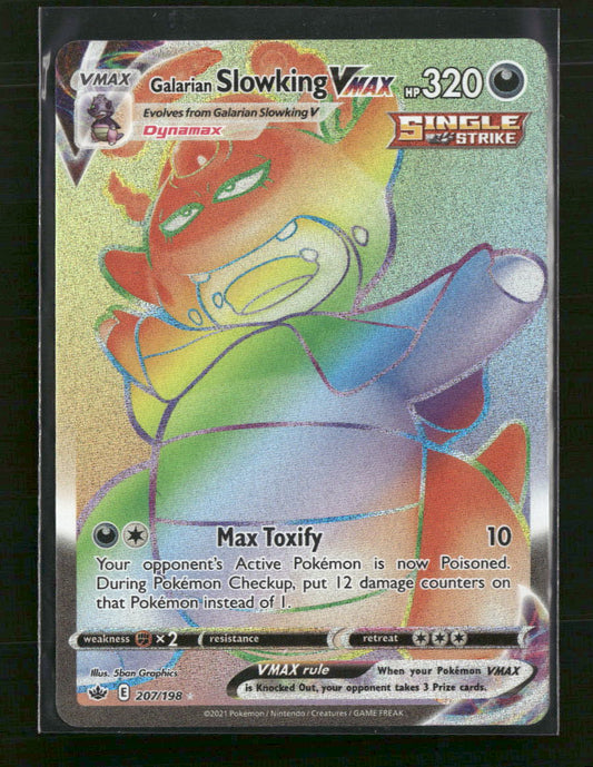 SWSH06: Chilling Reign Galarian Slowking VMAX (Secret) #207/198