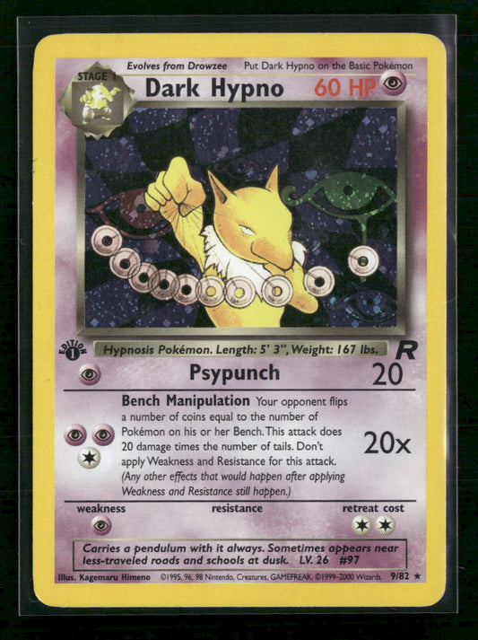 Team Rocket Dark Hypno (9) #09/82