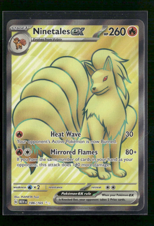 SV: Scarlet & Violet 151 Ninetales ex #186/165