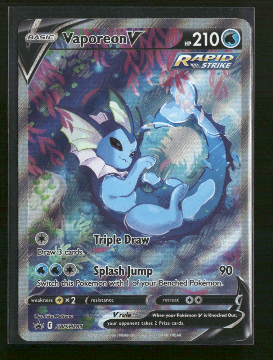 SWSH: Sword & Shield Promo Cards Vaporeon V #SWSH181