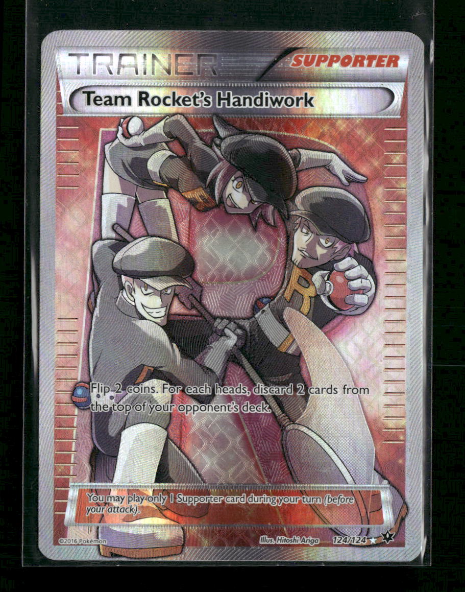 XY - Fates Collide Team Rocket's Handiwork (Full Art) #124/124
