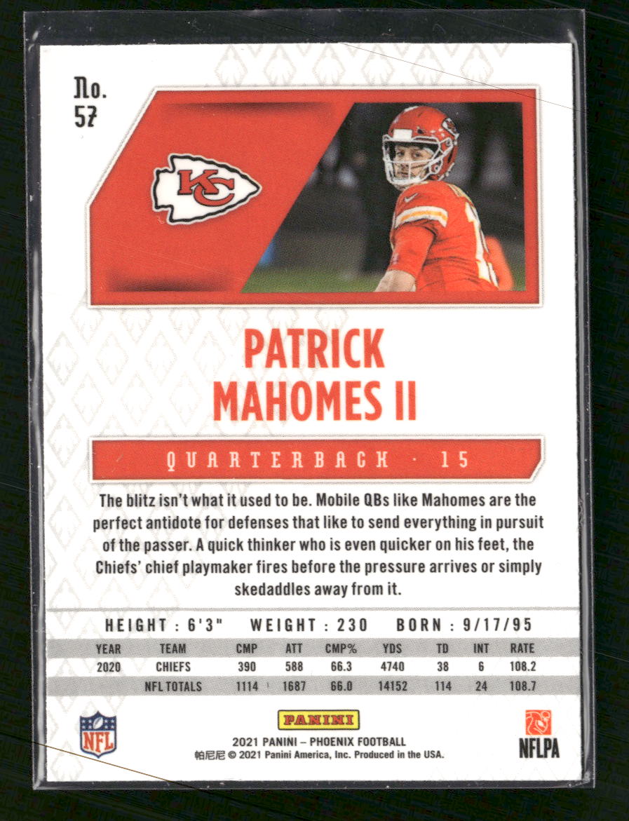 2021 Panini Phoenix Patrick Mahomes II #57
