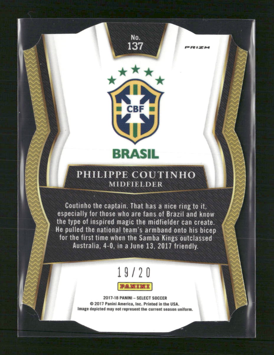 2017-18 Panini Select Camo Philippe Coutinho #/20 #137