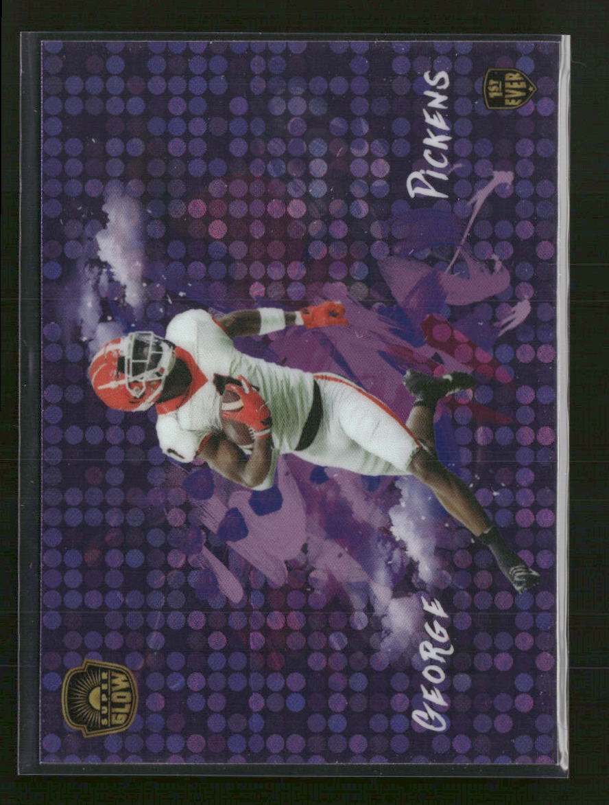 2021 Super Glow Sports Purple George Pickens #82 /1