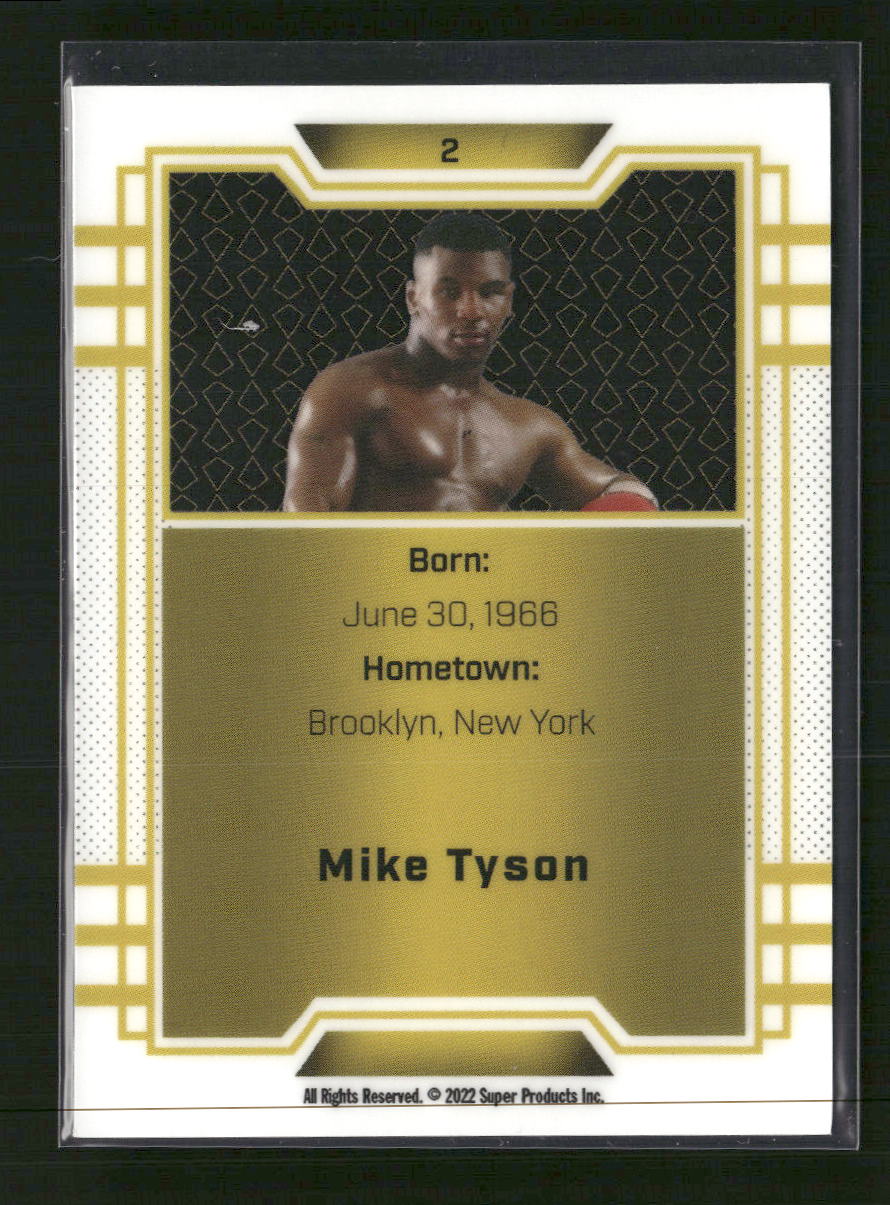 1st Gem Super Glow Black Crystals Mike Tyson #2