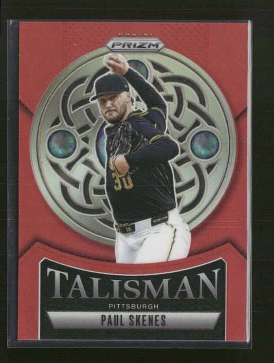 2025 Panini Prizm Talisman Red Prizms Paul Skenes #/199 #13