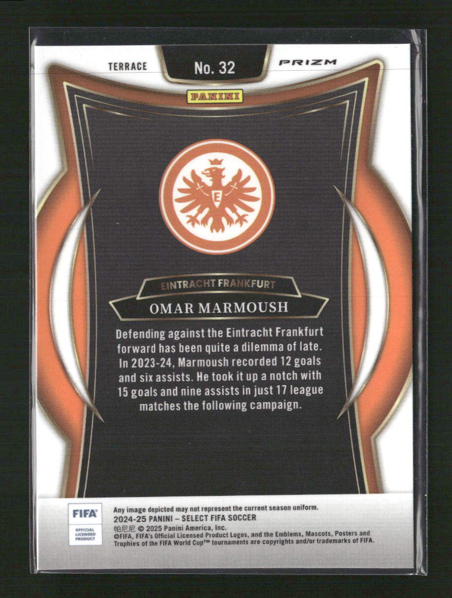 2024-25 Panini Select FIFA Checkerboard Omar Marmoush #32