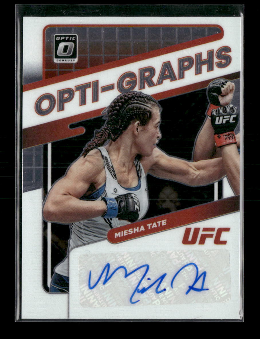 2022 Donruss Optic UFC Opti-Graphs Miesha Tate Auto #OG-MTT