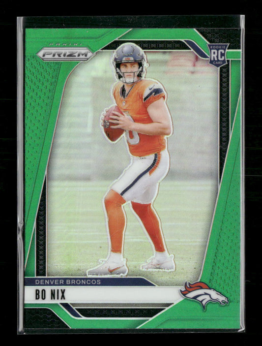 2024 Panini Prizm Green Bo Nix Rookie #309