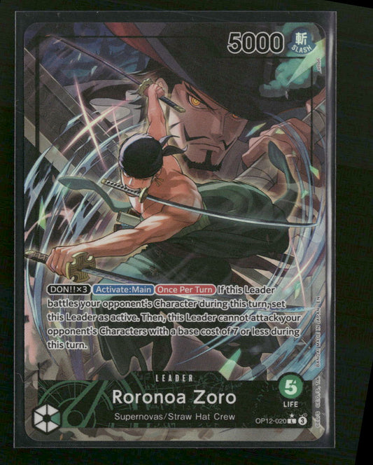 Legacy of the Master Roronoa Zoro (020) (Alternate Art) #OP12-020