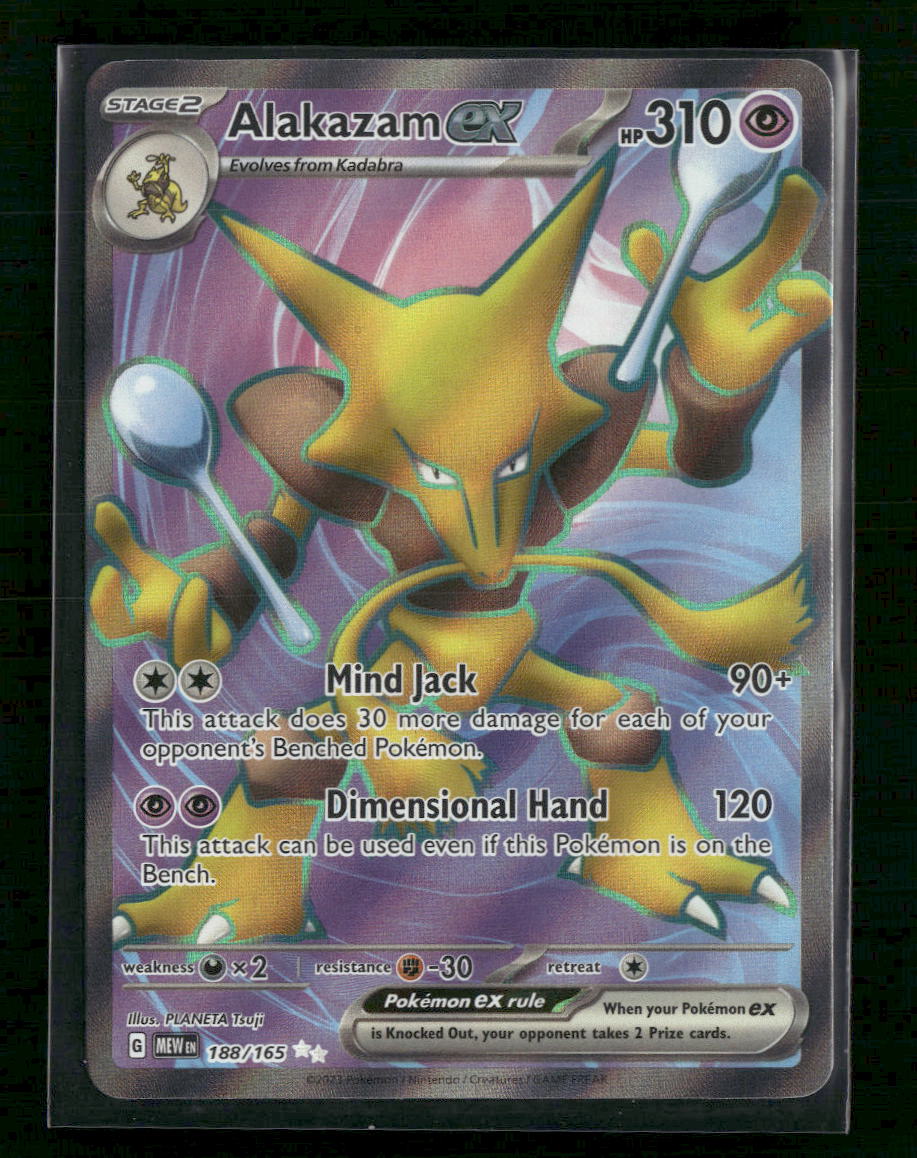 SV: Scarlet & Violet 151 Alakazam ex #188/165