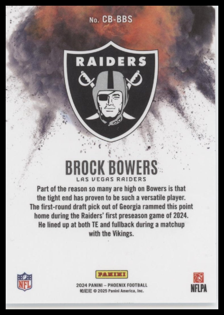 2024 Panini Phoenix Color Blast Brock Bowers #CB-BBS